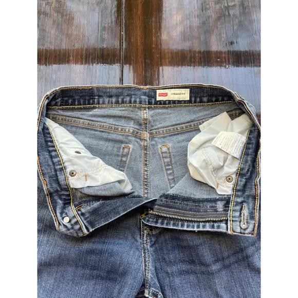 Wrangler Men's Blue Jeans Denim Straight Fit 30x30 Medium Wash Cowboy Ranchers - Picture 14 of 16